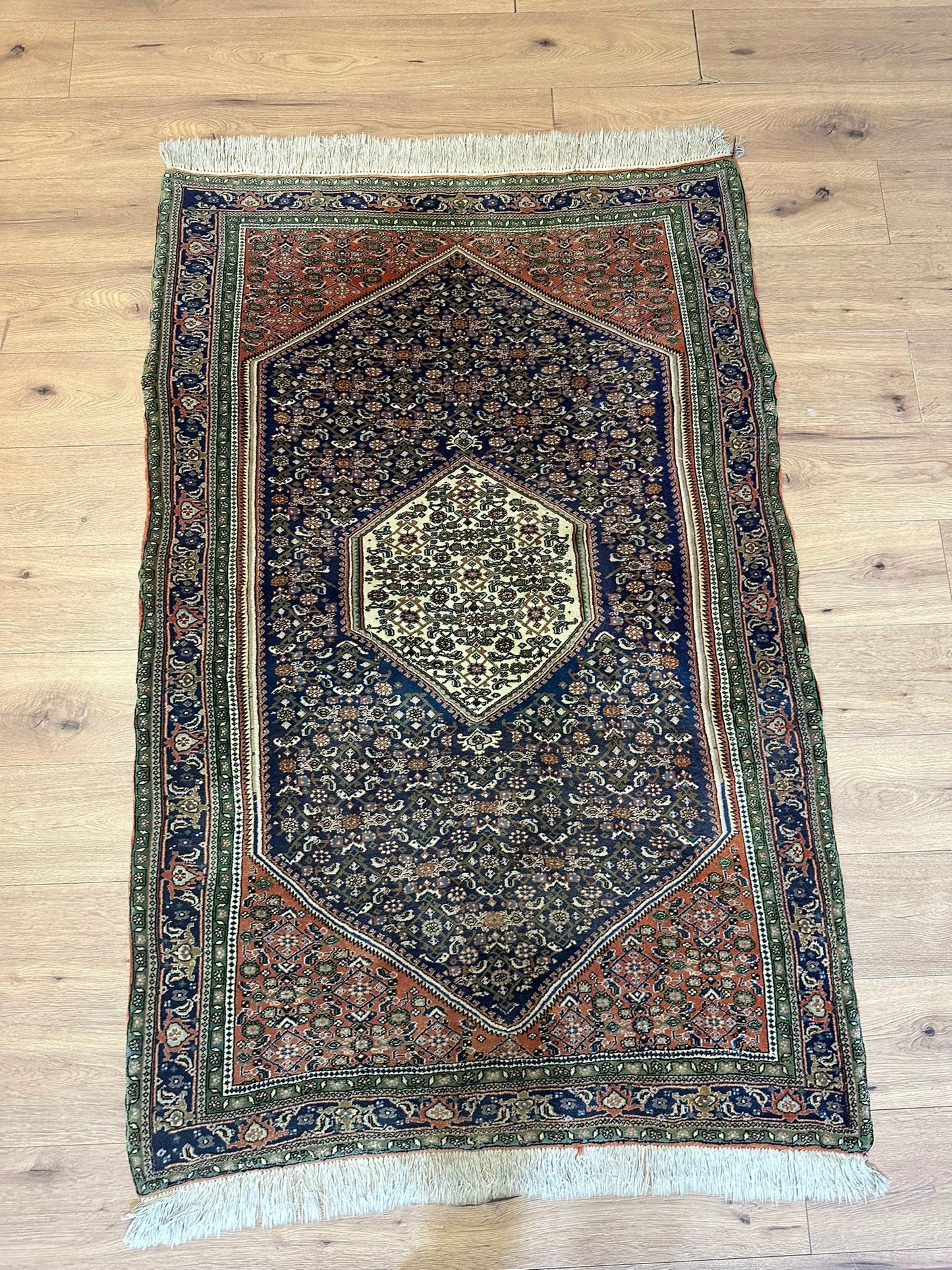 Orientteppich handgeknüpft Bidjar 175x116 cm