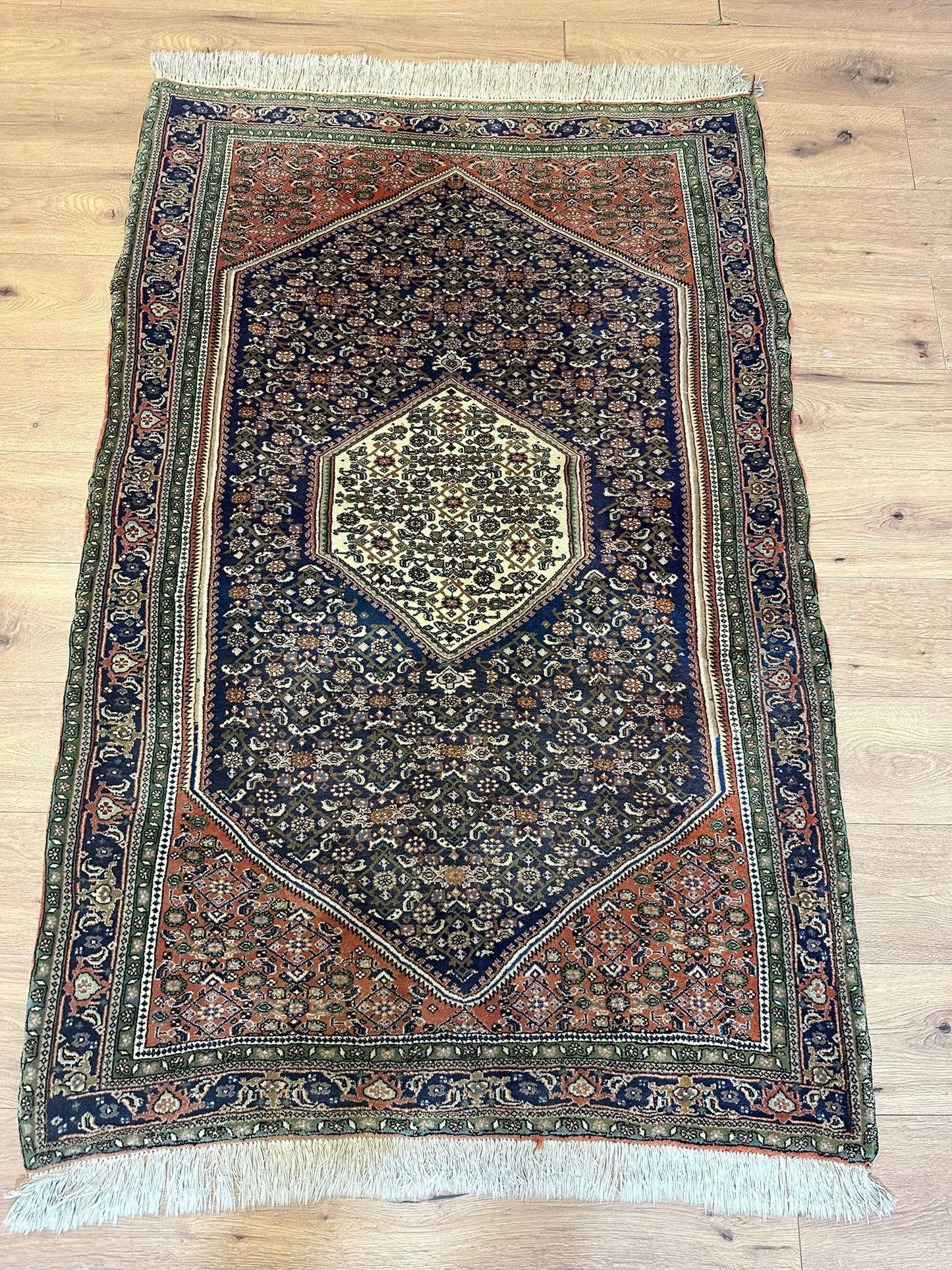 Orientteppich handgeknüpft Bidjar 175x116 cm