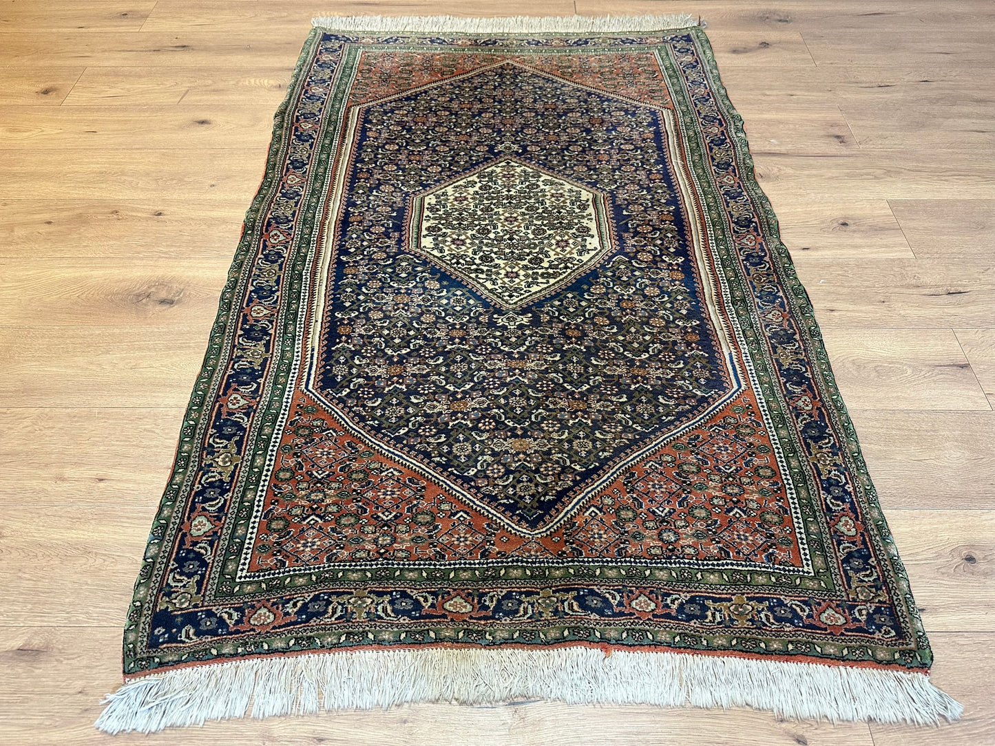 Orientteppich handgeknüpft Bidjar 175x116 cm