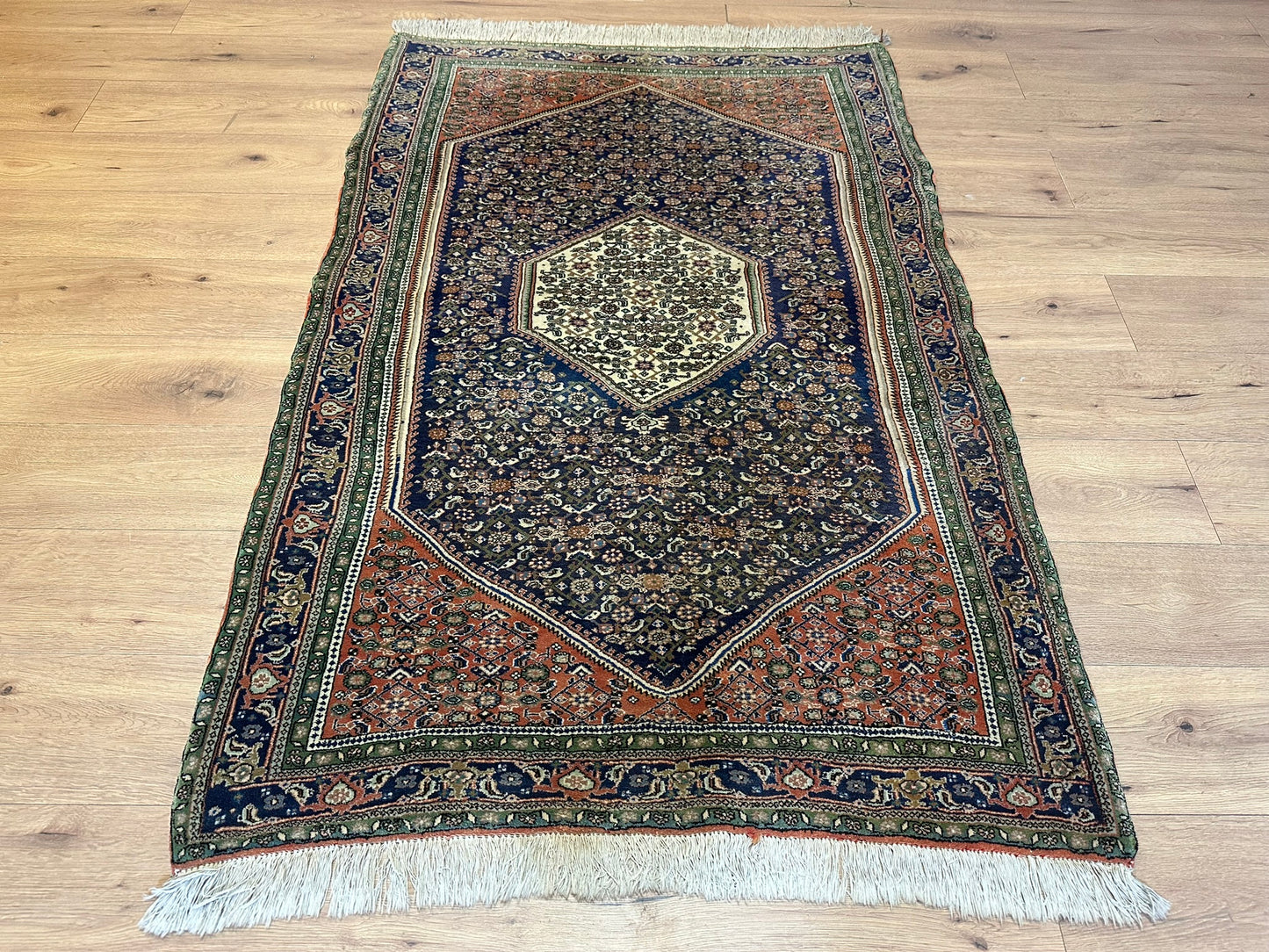 Orientteppich handgeknüpft Bidjar 175x116 cm