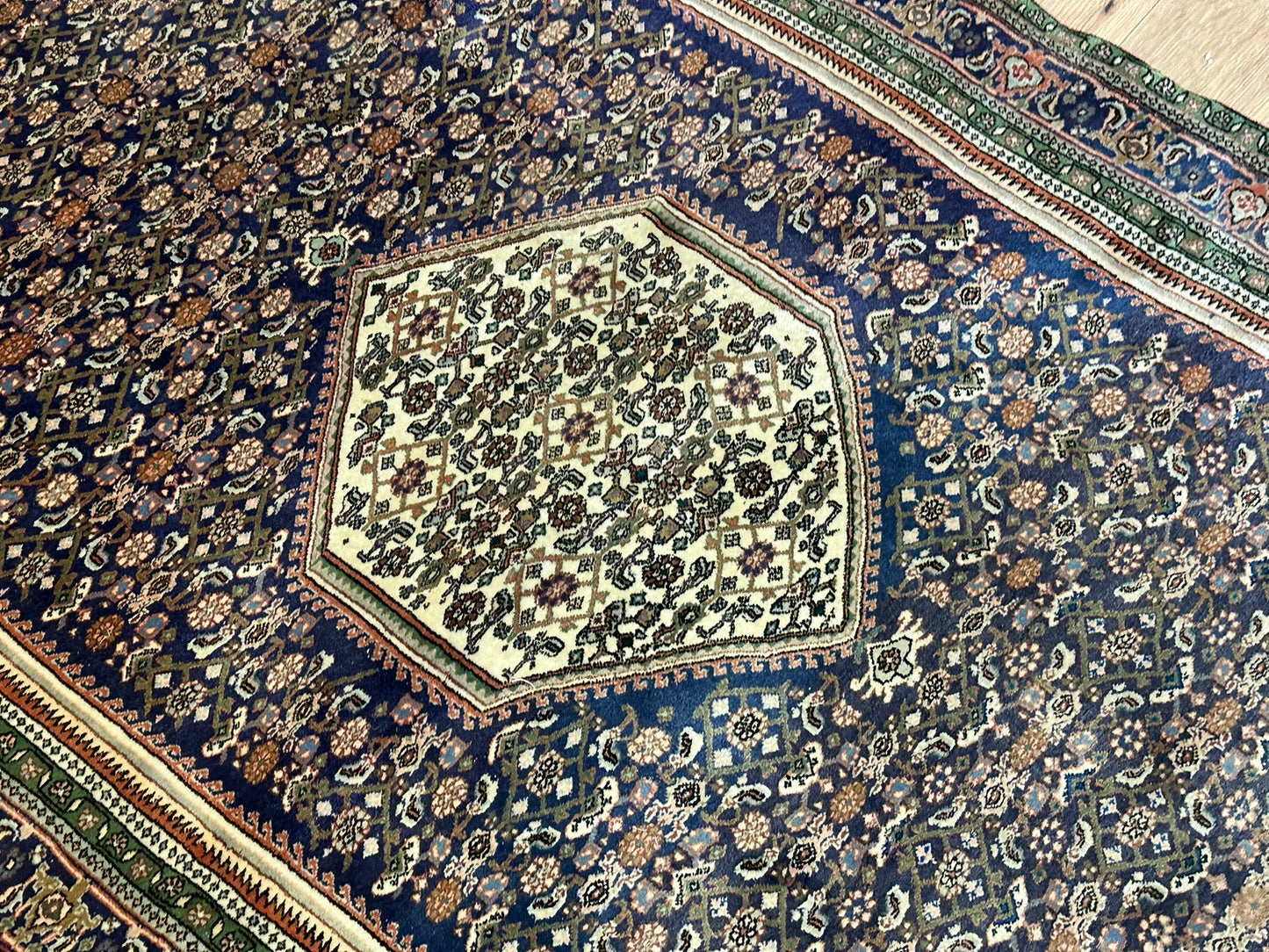 Orientteppich handgeknüpft Bidjar 175x116 cm