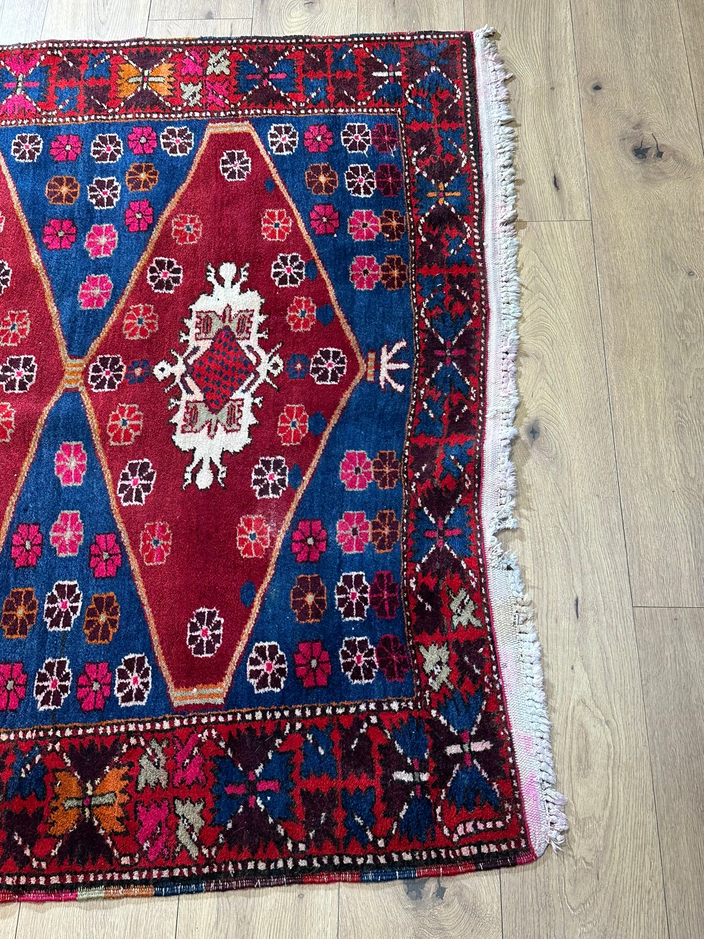 Titel: Orientteppich handgeknüpft Bidjar Malayer 280x145 cm