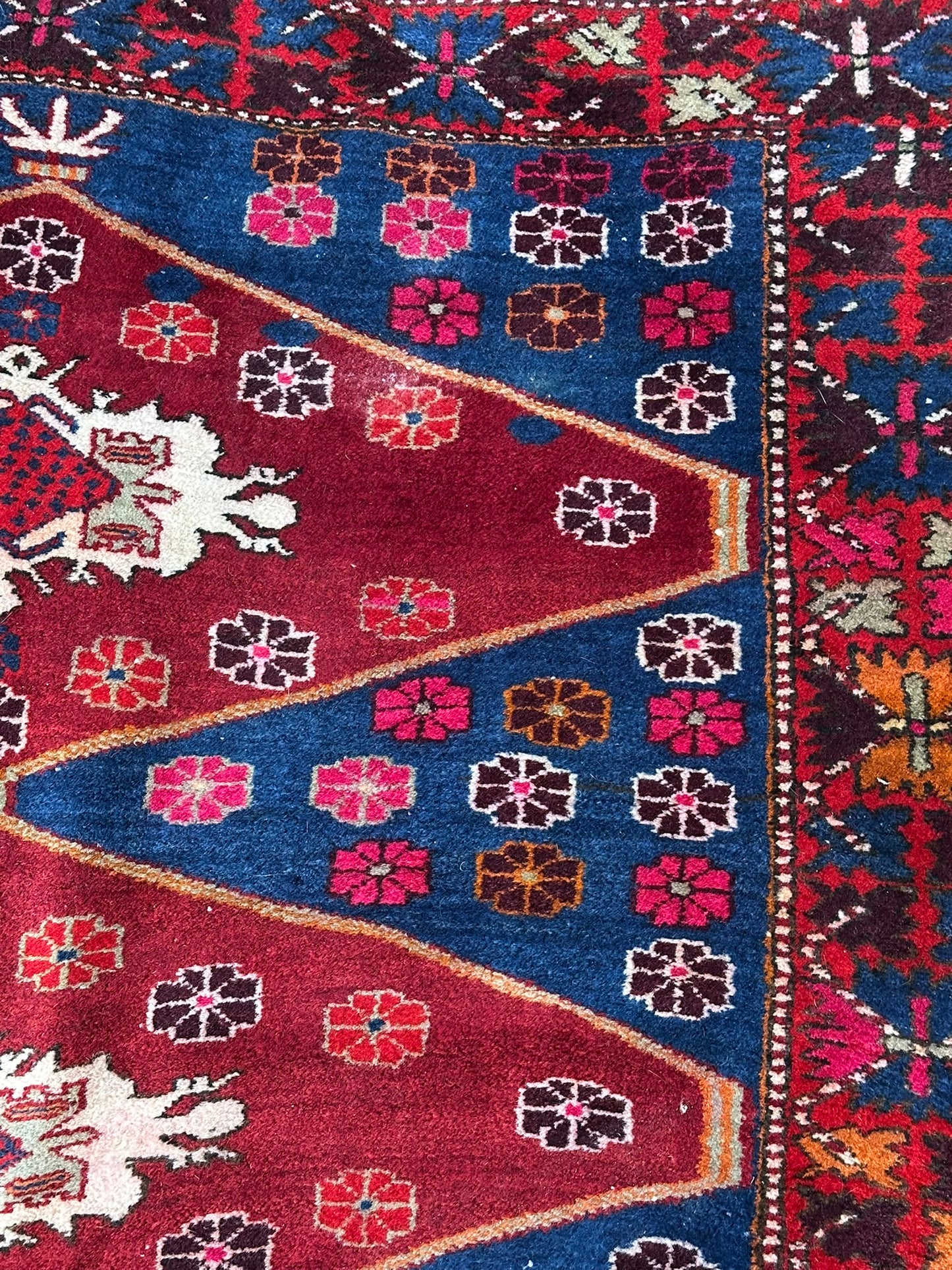 Titel: Orientteppich handgeknüpft Bidjar Malayer 280x145 cm