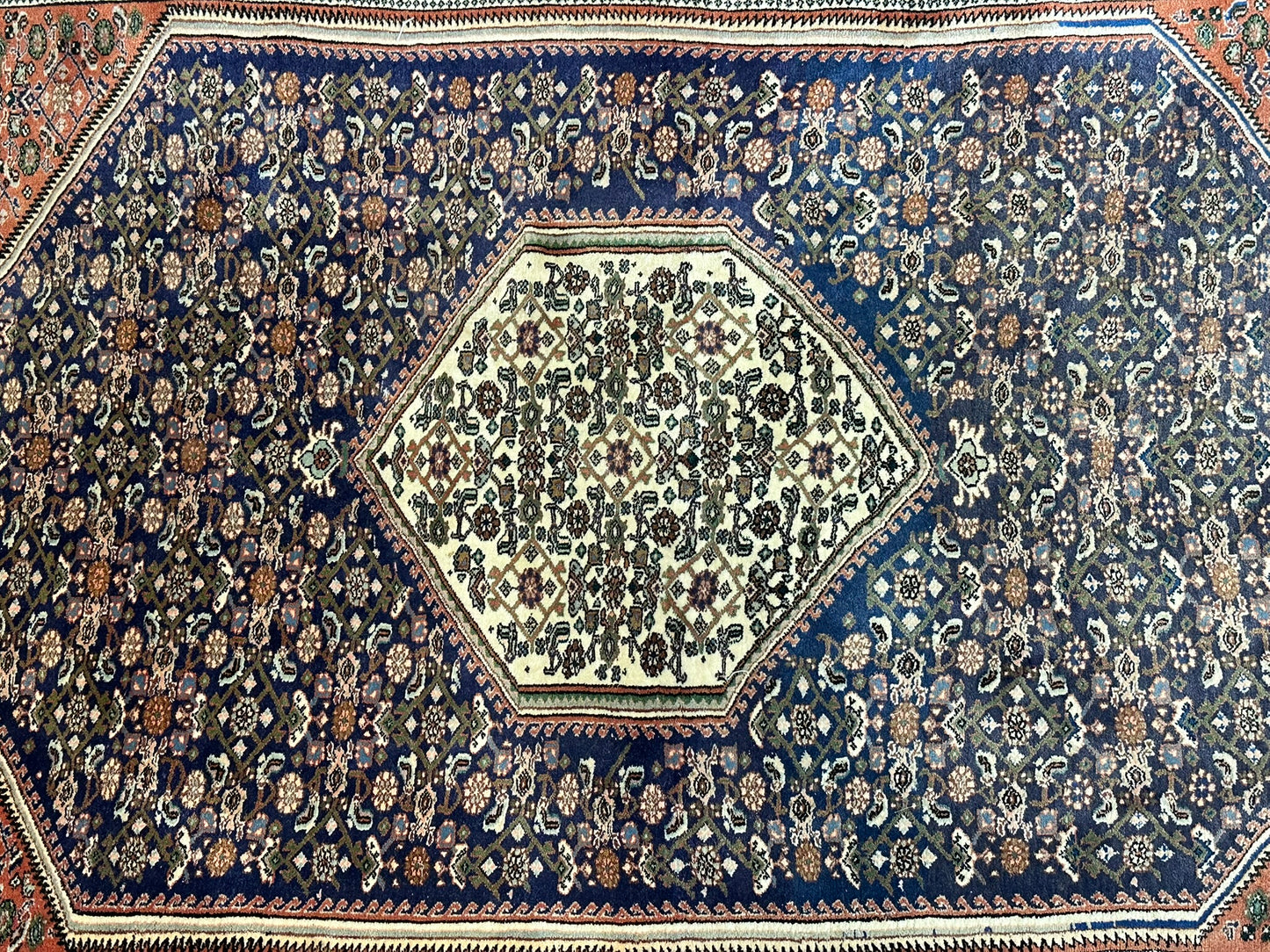 Orientteppich handgeknüpft Bidjar 175x116 cm