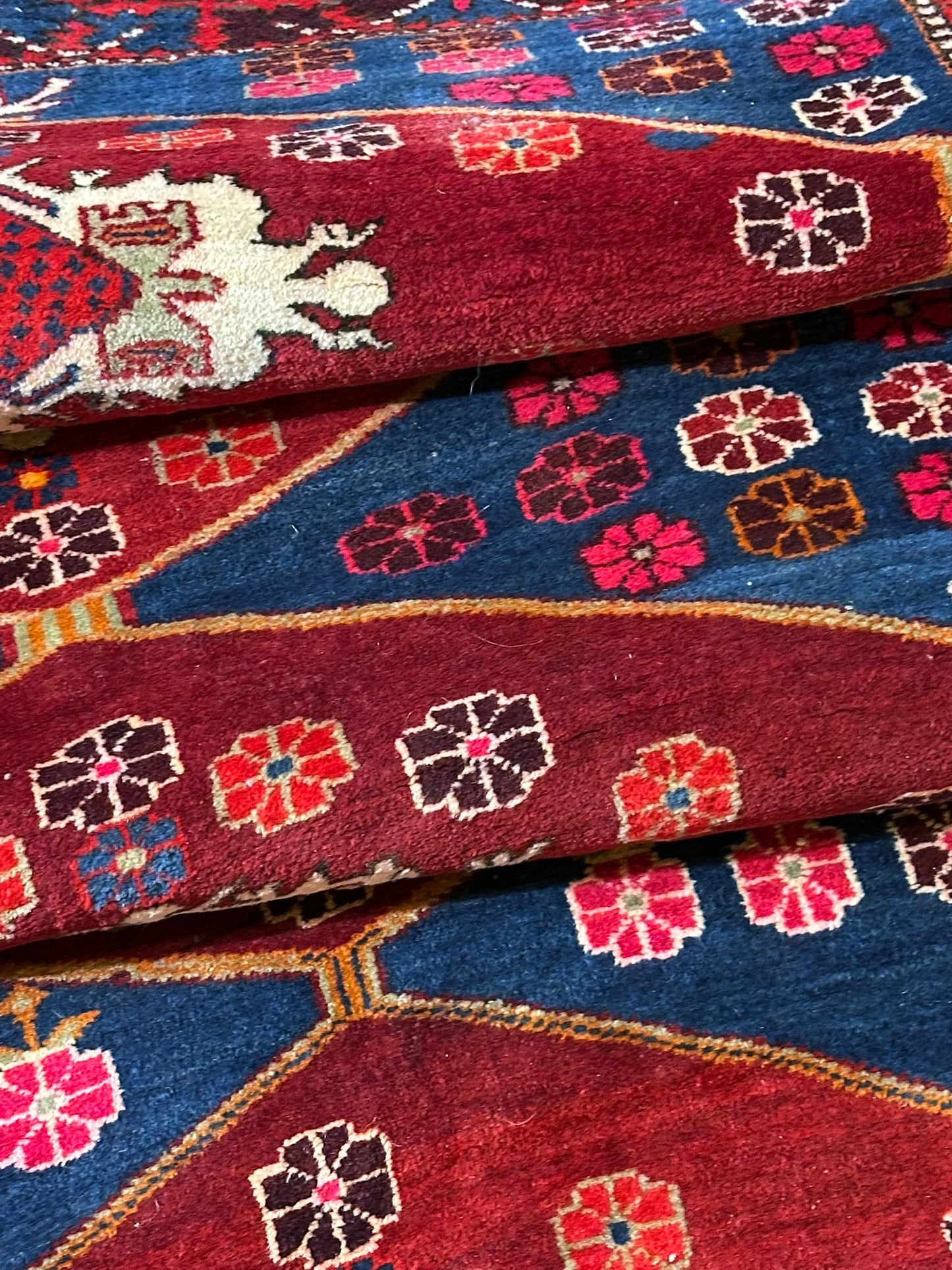 Titel: Orientteppich handgeknüpft Bidjar Malayer 280x145 cm