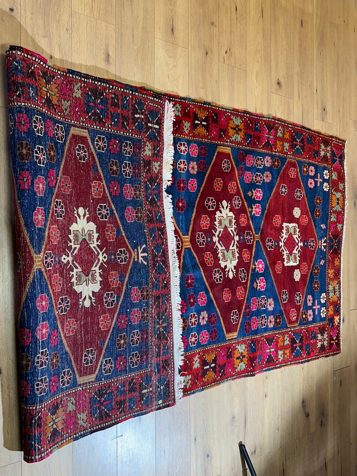 Titel: Orientteppich handgeknüpft Bidjar Malayer 280x145 cm