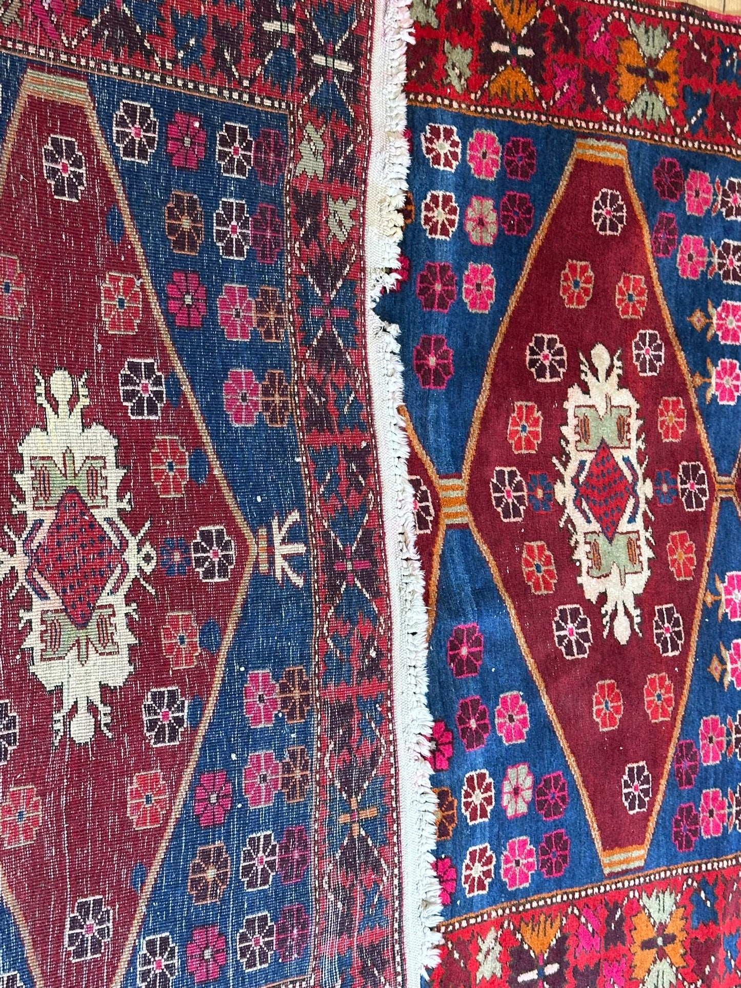 Titel: Orientteppich handgeknüpft Bidjar Malayer 280x145 cm