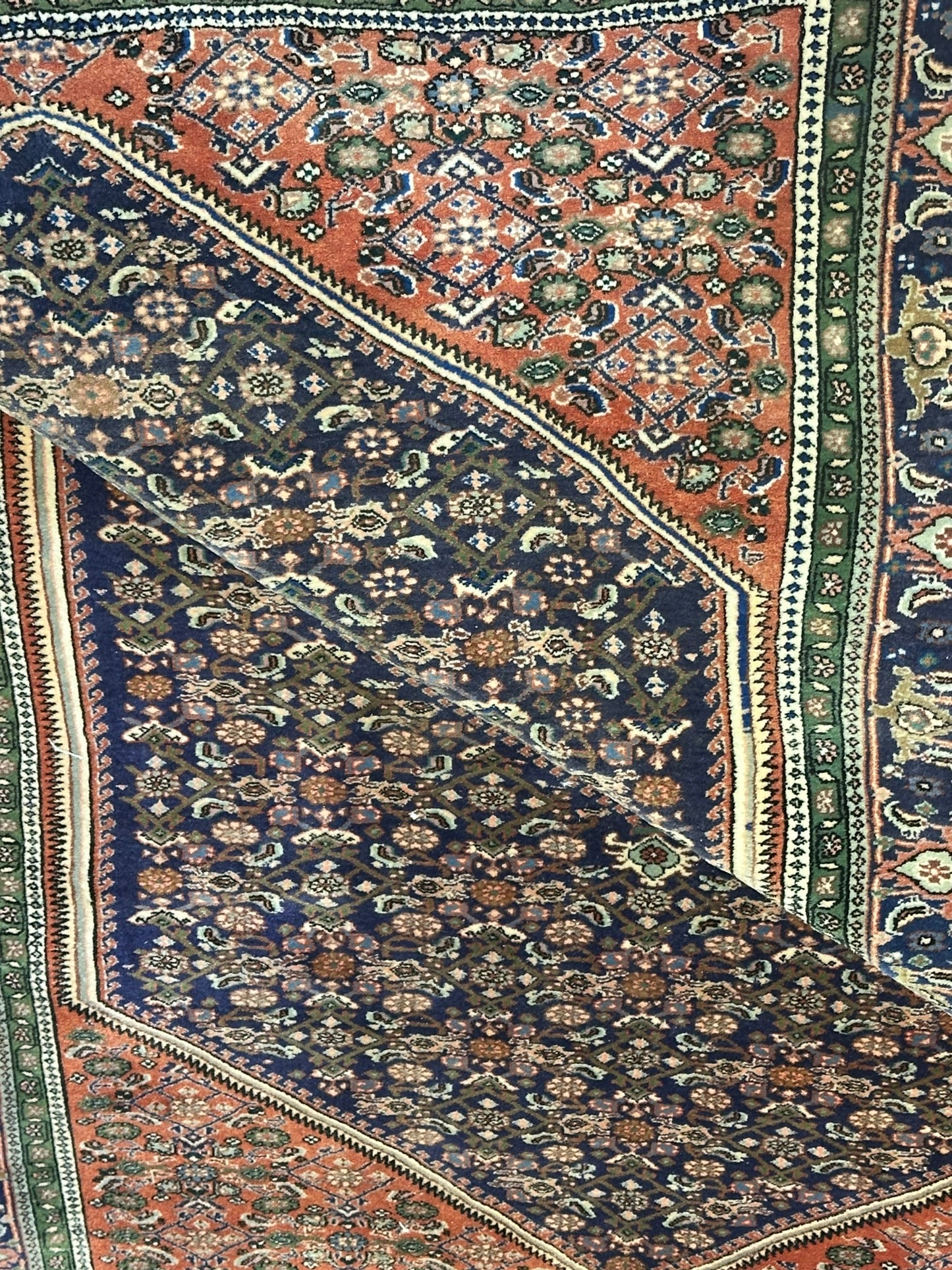 Orientteppich handgeknüpft Bidjar 175x116 cm