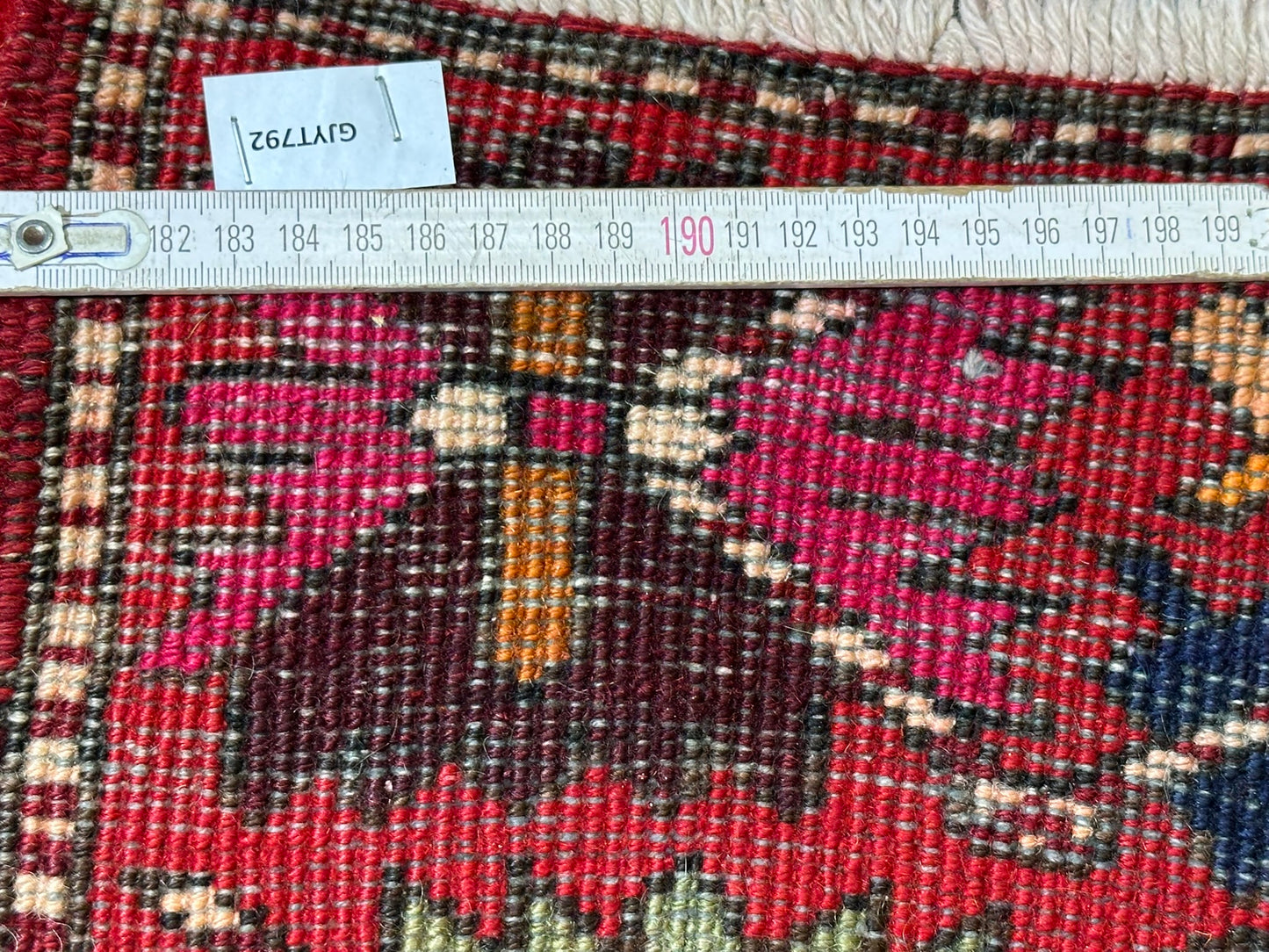 Titel: Orientteppich handgeknüpft Bidjar Malayer 280x145 cm