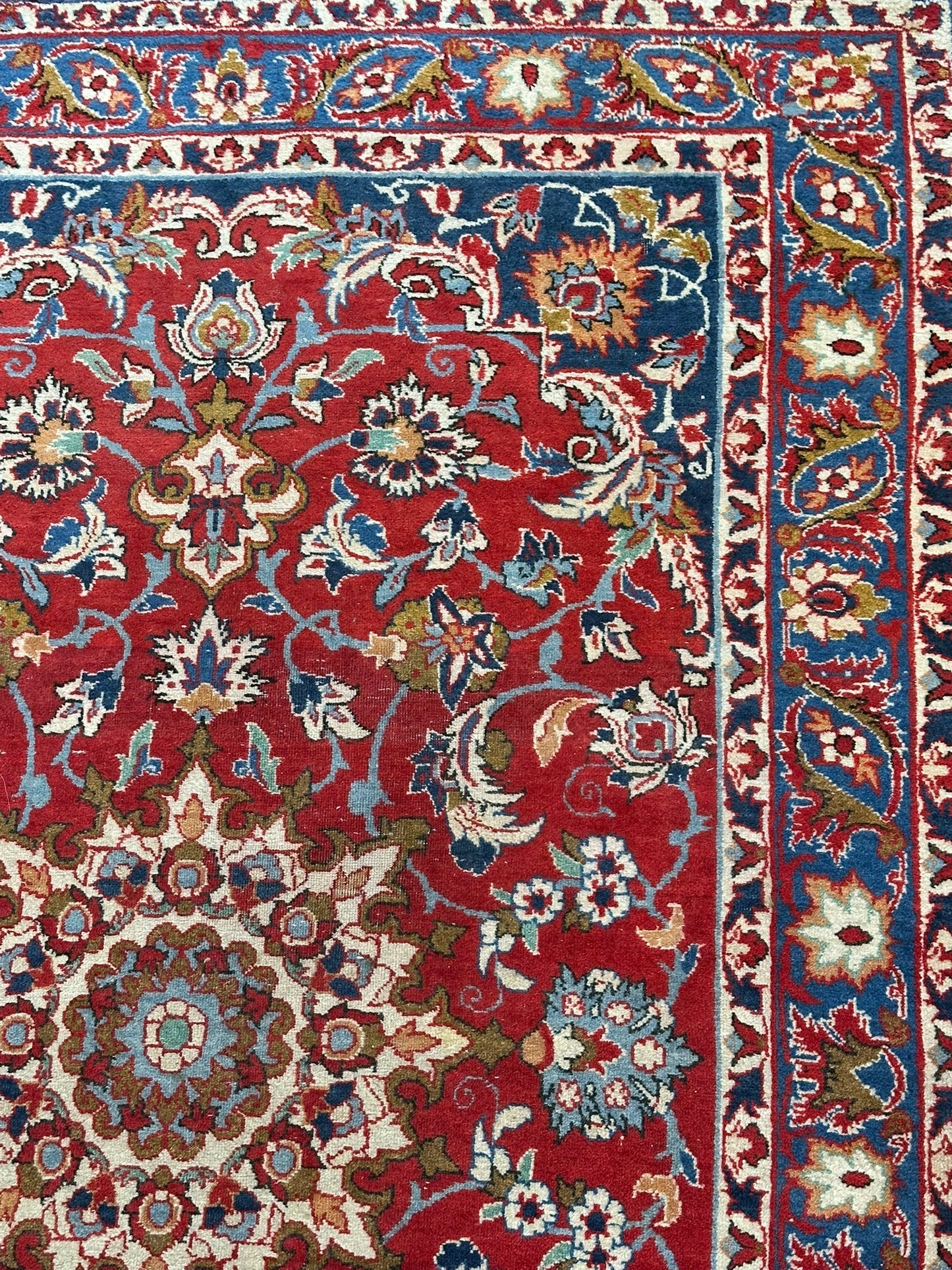 Orientteppich handgeknüpft Isfahan Semi Antik160x110 cm