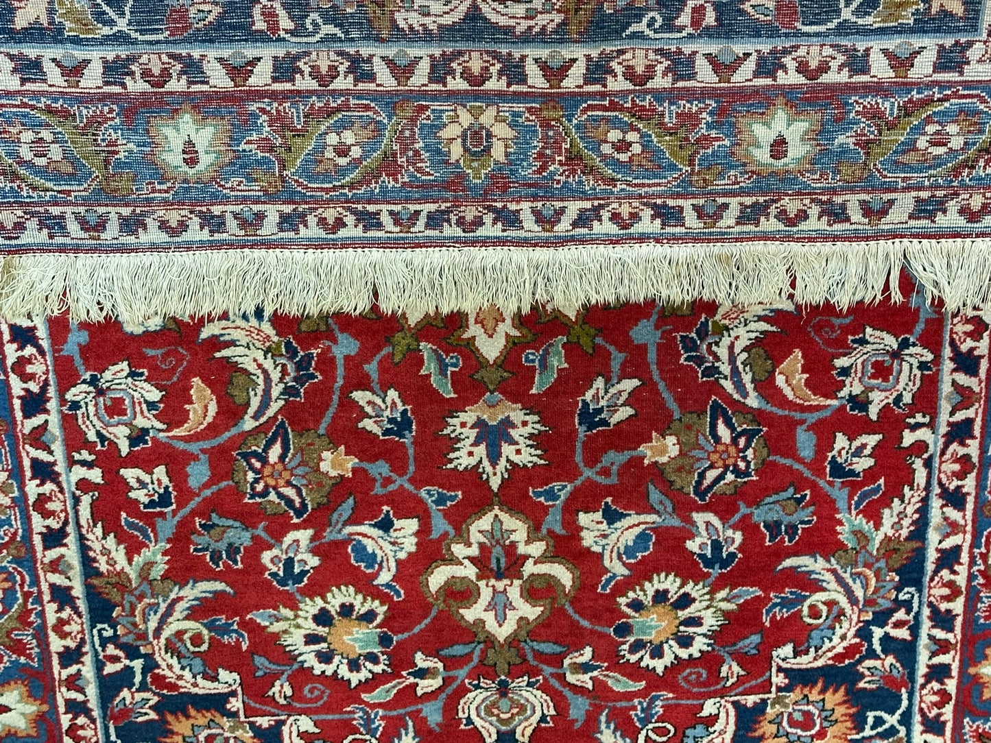 Orientteppich handgeknüpft Isfahan Semi Antik160x110 cm