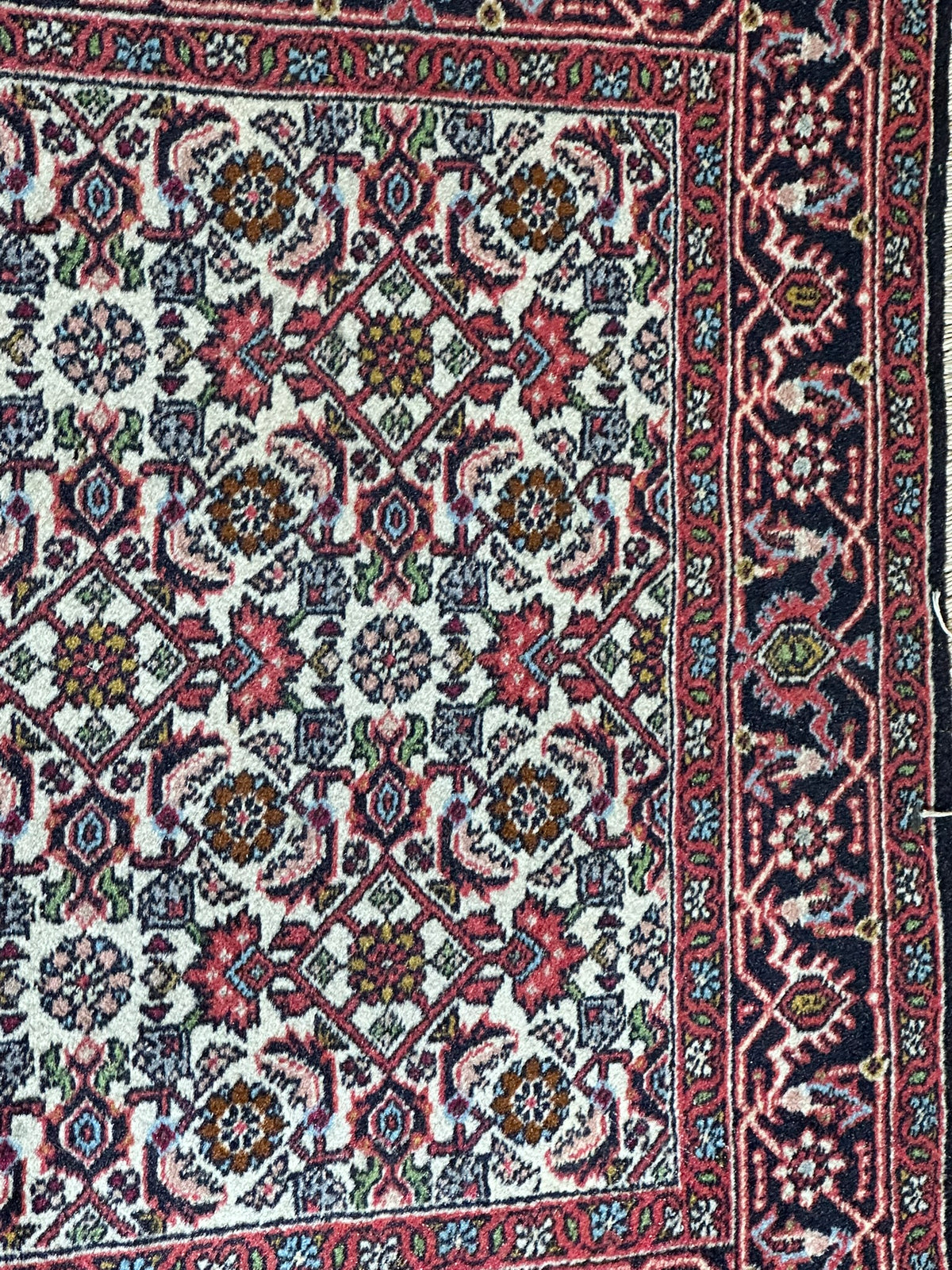 Orientteppich handgeknüpft Bidjar Läufer 243x72 cm