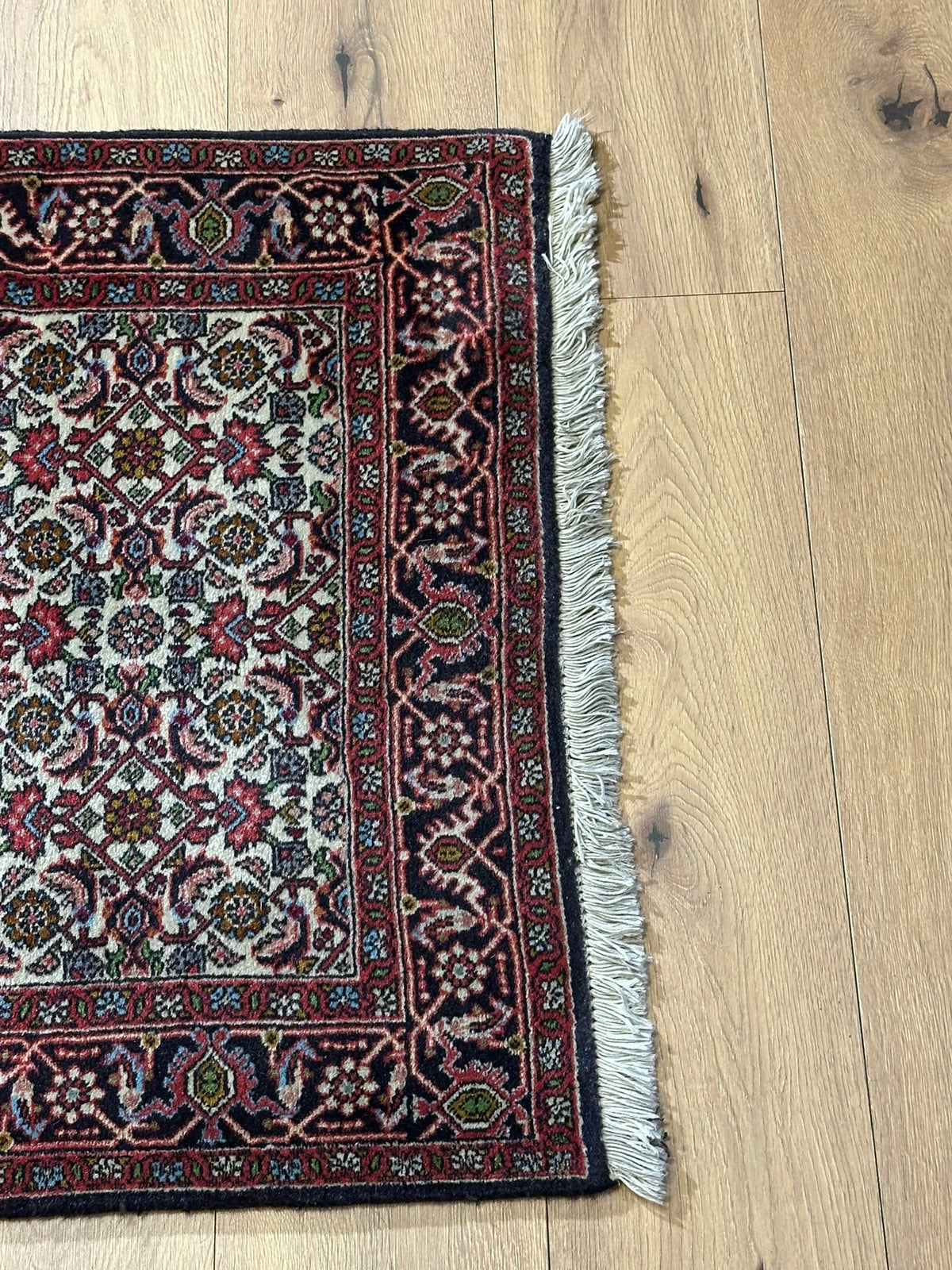 Orientteppich handgeknüpft Bidjar Läufer 243x72 cm