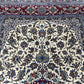 Handgeknüpfter Perser Orientteppich  Isfahan Kork-auf-Seide 240x160 cm