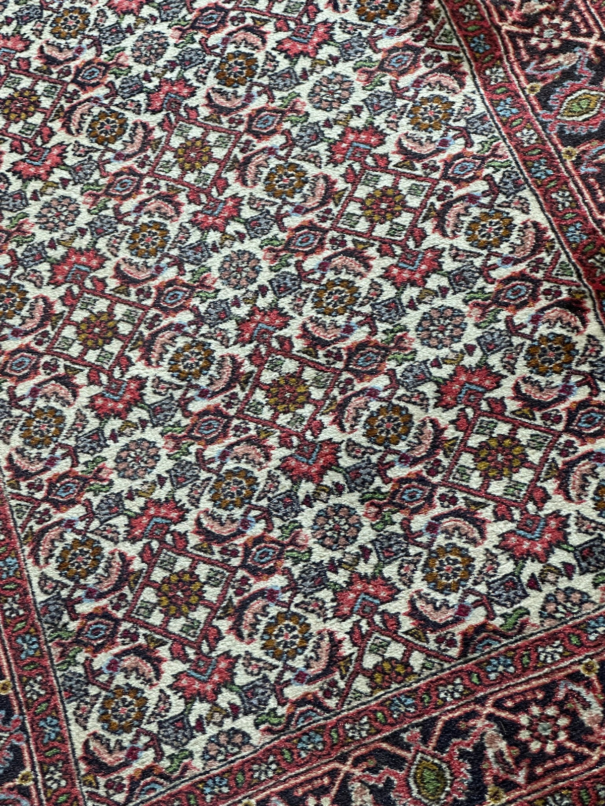 Orientteppich handgeknüpft Bidjar Läufer 243x72 cm