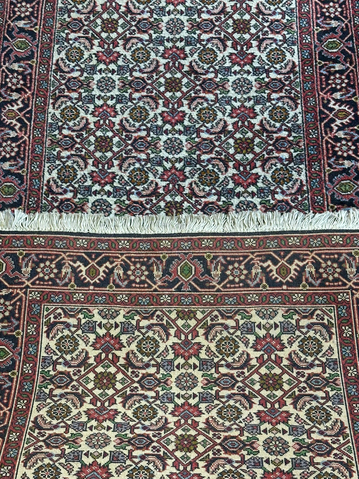 Orientteppich handgeknüpft Bidjar Läufer 243x72 cm