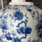 Königliche Eleganz: Heinrich Porzellan-Vase mit echtem Kobalt und Blumenmuster