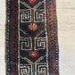 Antik Orientteppich handgeknüpft Zeltbehang naturfarben 180x17 cm