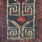 Antik Orientteppich handgeknüpft Zeltbehang naturfarben 180x17 cm