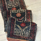 Antik Orientteppich handgeknüpft Zeltbehang naturfarben 180x17 cm