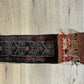 Antik Orientteppich handgeknüpft Zeltbehang naturfarben 180x17 cm