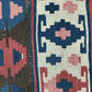 Antik Orientteppich handgeknüpft Anatolien Kelim naturfarben 68x44 cm