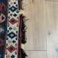 Antik Orientteppich handgeknüpft Anatolien Kelim naturfarben 68x44 cm