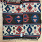 Antik Orientteppich handgeknüpft Anatolien Kelim naturfarben 68x44 cm