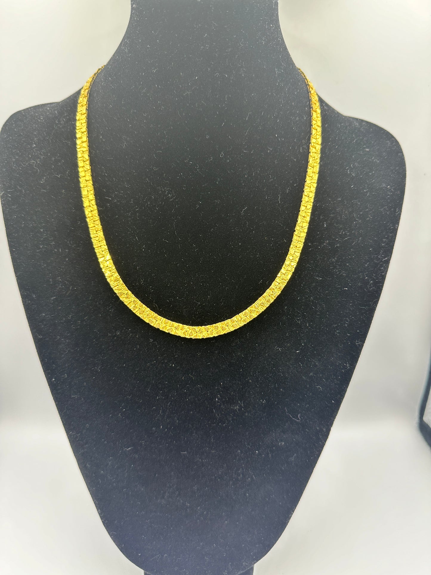 Elegante Vergoldete Collier Kette