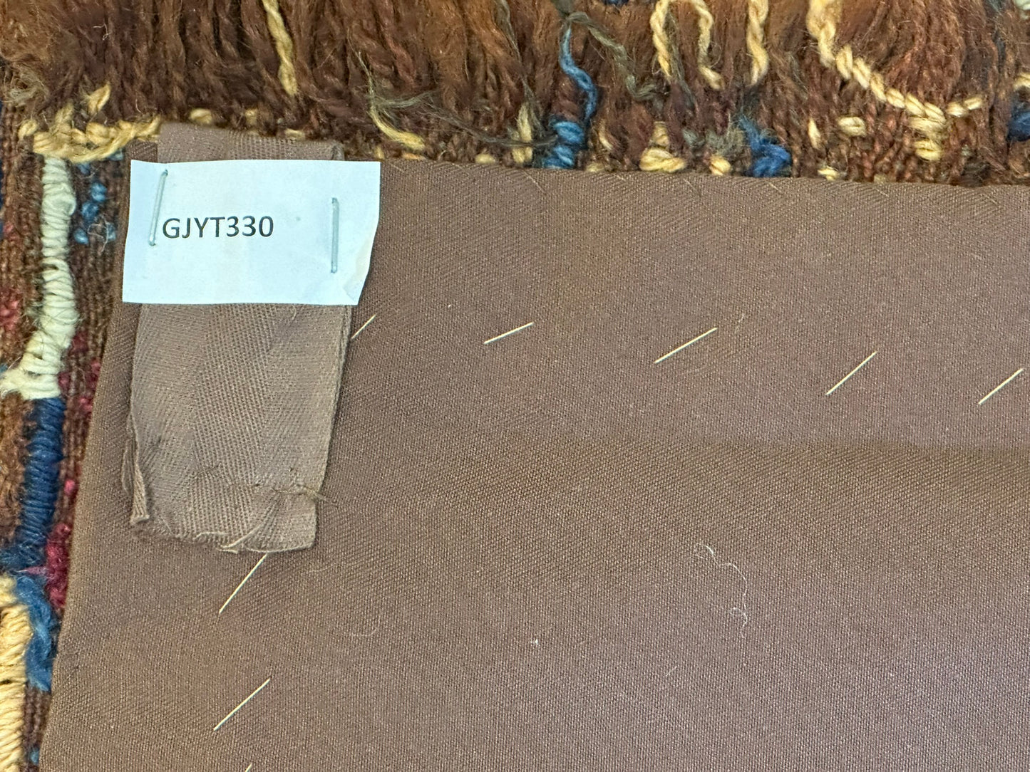Antik Orientteppich handgeknüpft Anatolien Kelim naturfarben 85x60 cm