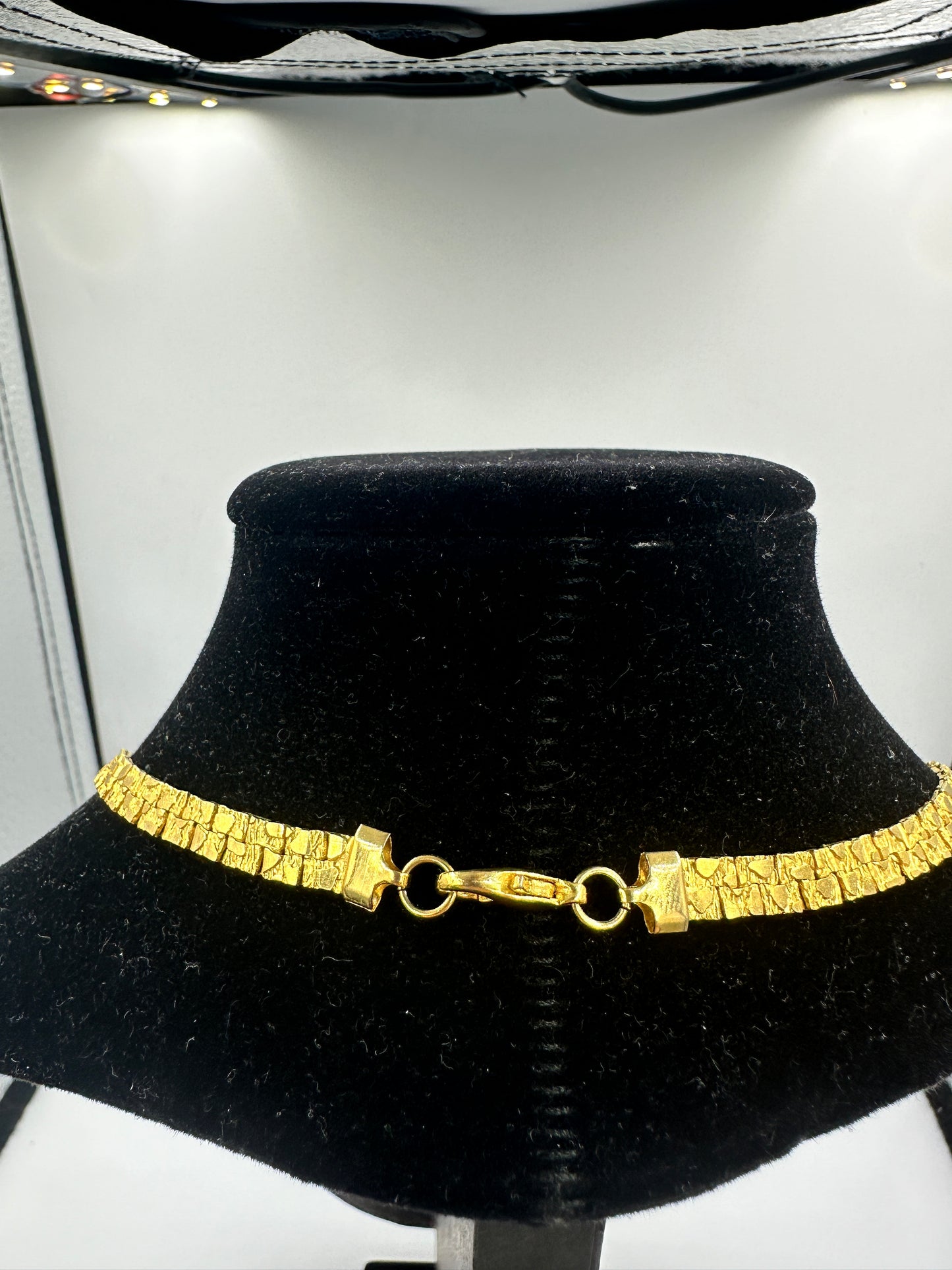 Elegante Vergoldete Collier Kette