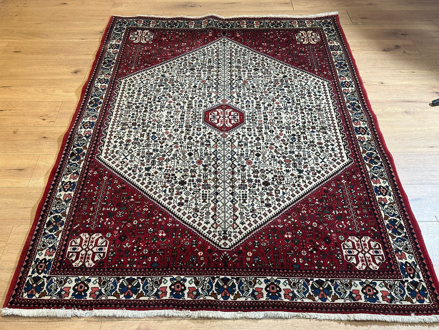 Handgeknüpfter Gashgai Orientteppich Naturfarben 200x151cm