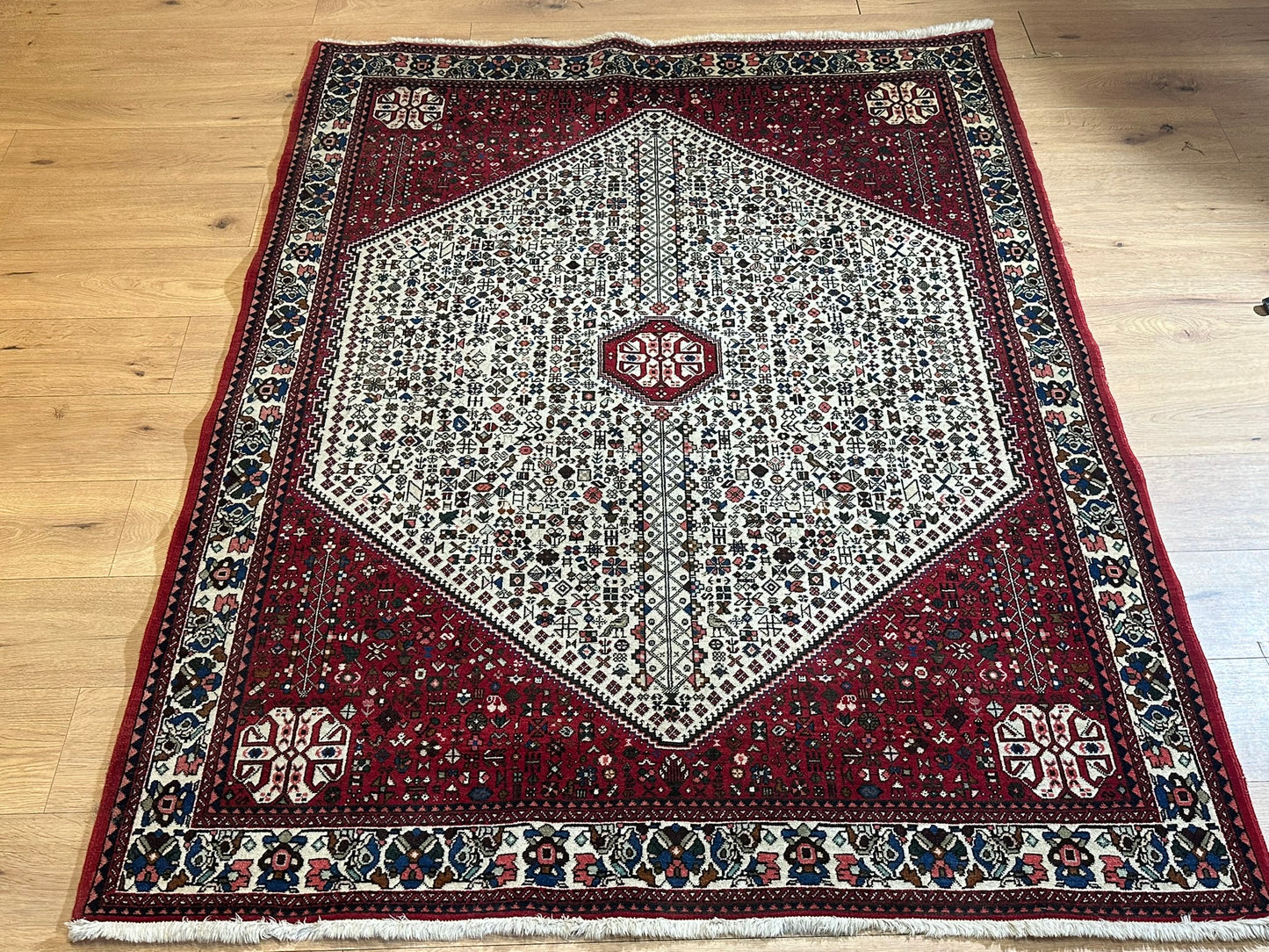 Handgeknüpfter Gashgai Orientteppich Naturfarben 200x151cm