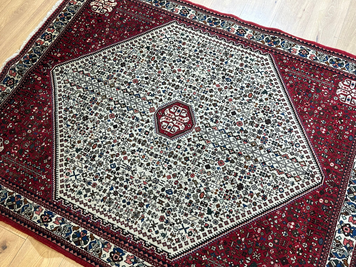 Handgeknüpfter Gashgai Orientteppich Naturfarben 200x151cm