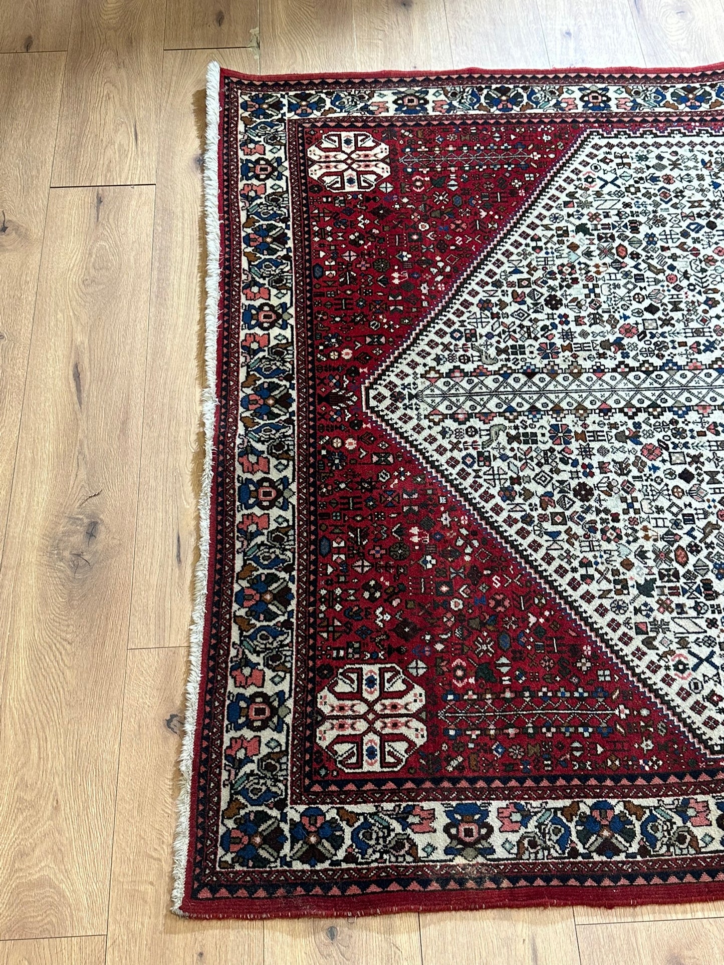 Handgeknüpfter Gashgai Orientteppich Naturfarben 200x151cm