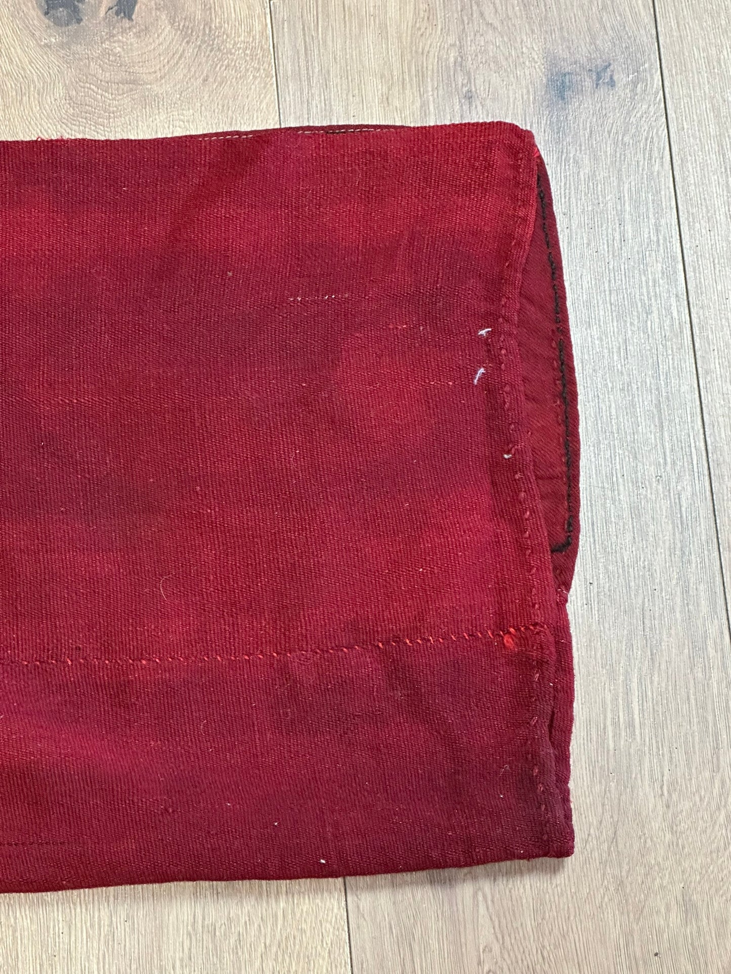 Antik Orientteppich handgeknüpft Anatolien Kelim Nturfarben 78x38 cm