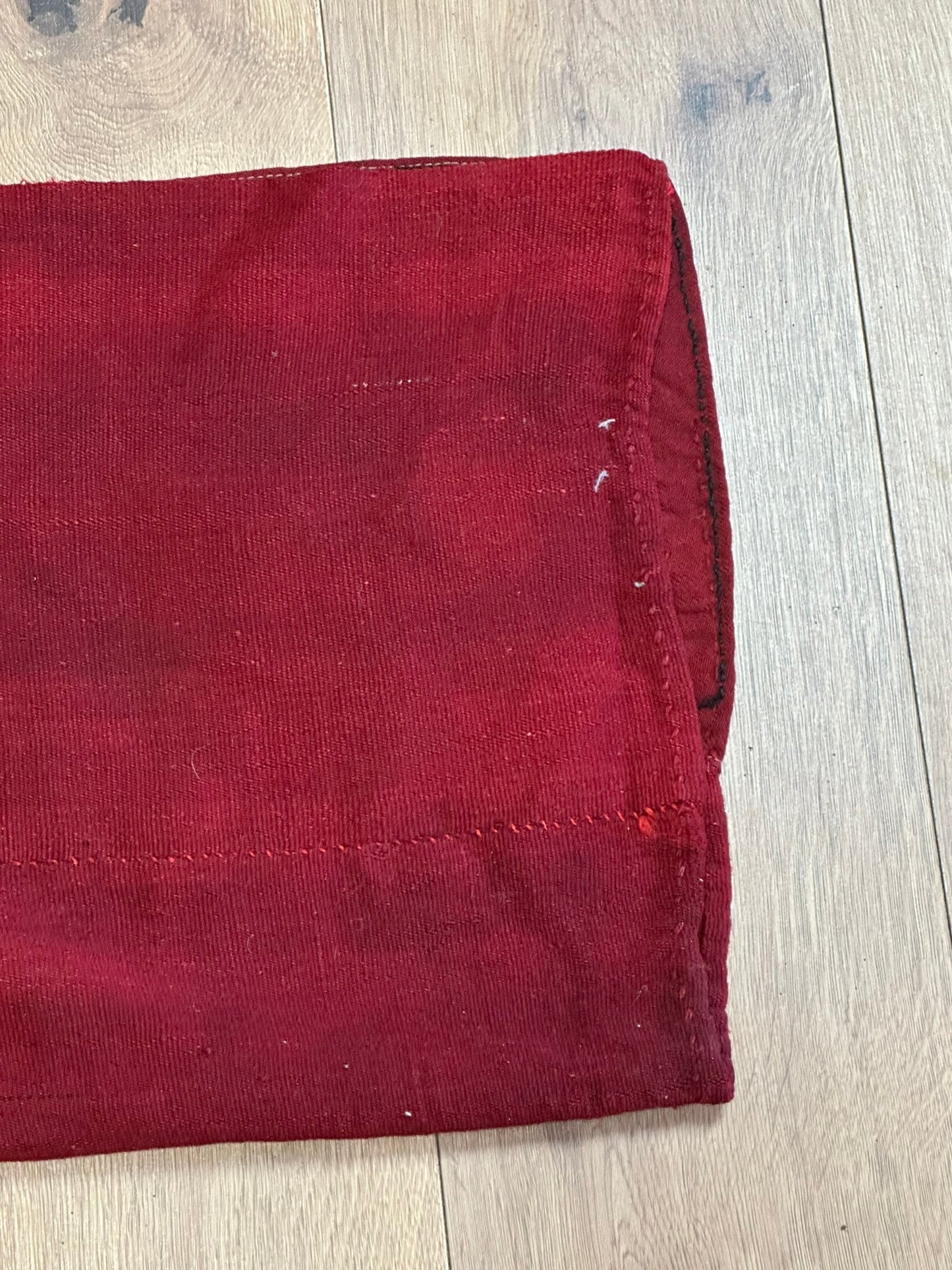 Antik Orientteppich handgeknüpft Anatolien Kelim Nturfarben 78x38 cm