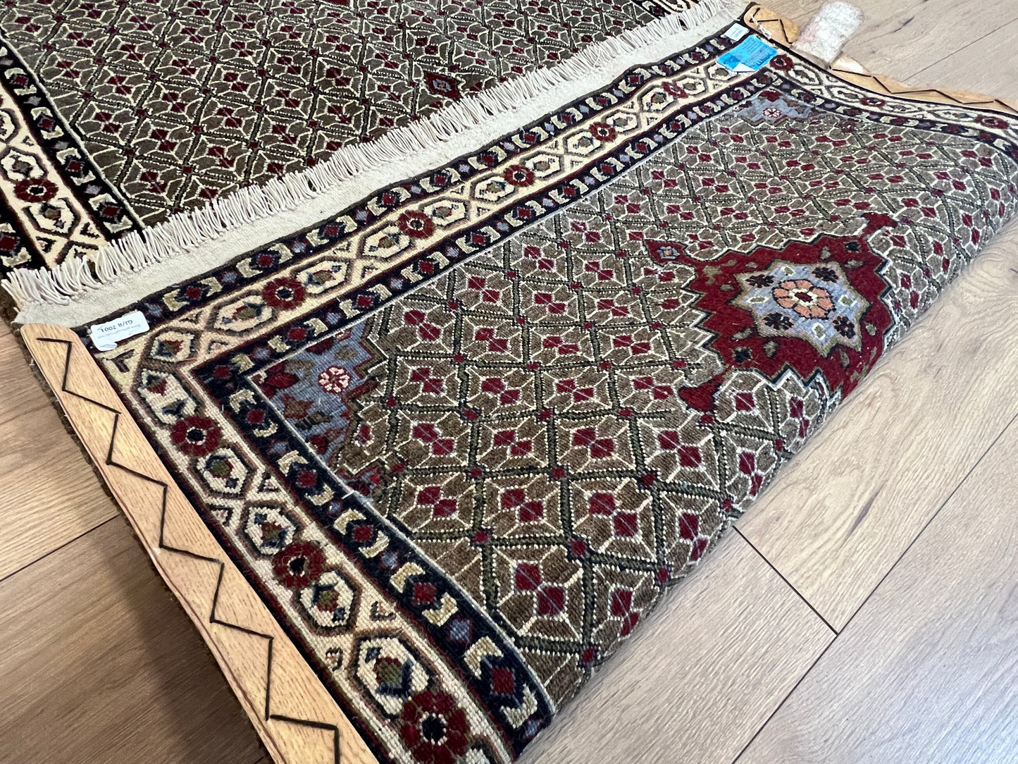 Handgeknüpfter Perser Orientteppich - Hamadan, Korkwolle, 180x100 cm