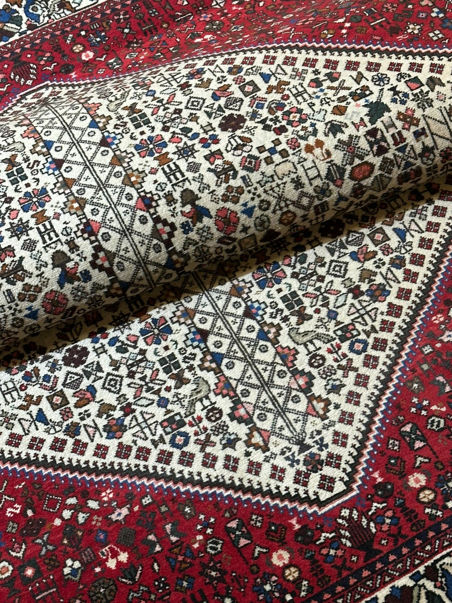 Handgeknüpfter Gashgai Orientteppich Naturfarben 200x151cm