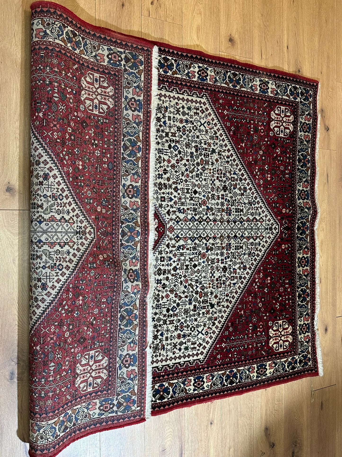 Handgeknüpfter Gashgai Orientteppich Naturfarben 200x151cm