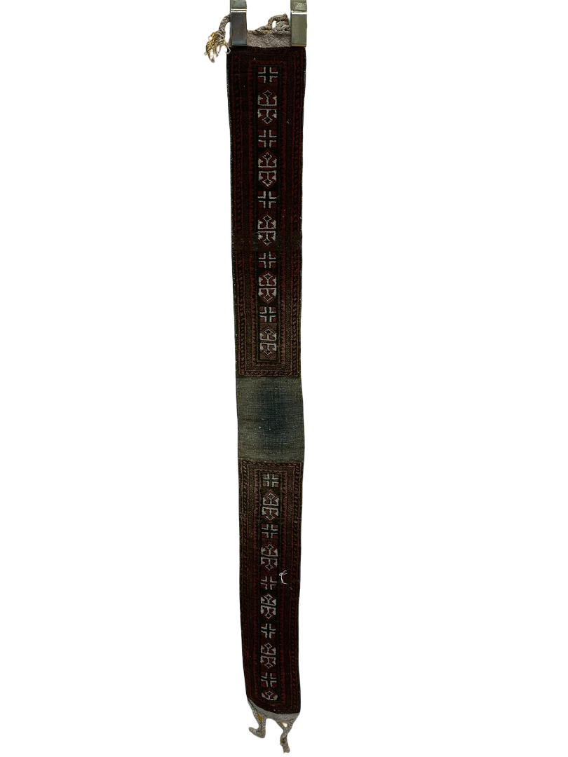 Antik Orientteppich handgeknüpft Jomut Buchara Nturfarben160x15 cm