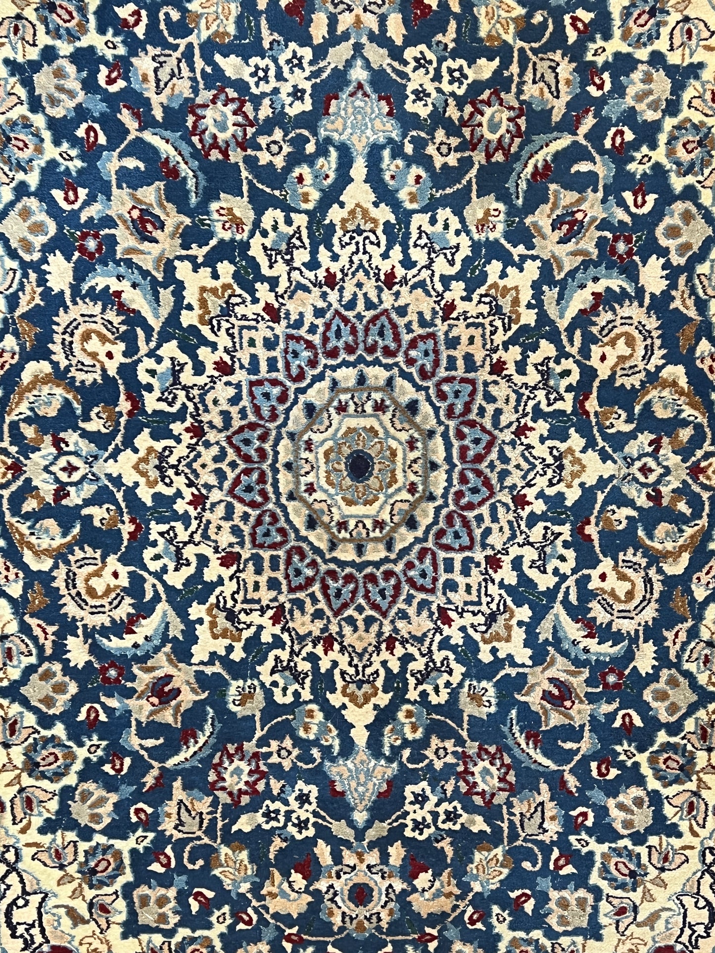 Handgeknüpfter Perser Orientteppich Nain 180x115 cm
