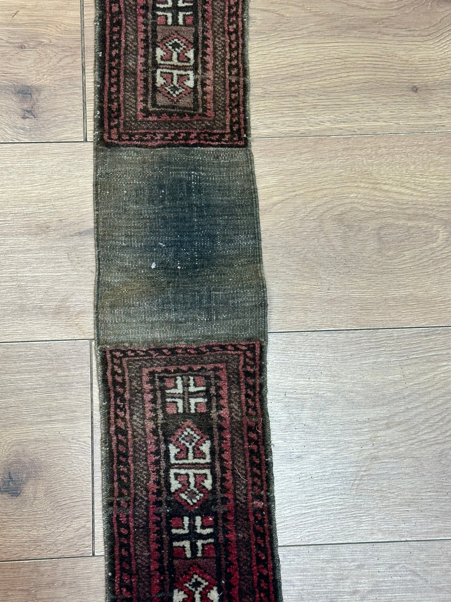 Antik Orientteppich handgeknüpft Jomut Buchara Nturfarben160x15 cm