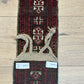 Antik Orientteppich handgeknüpft Jomut Buchara Nturfarben160x15 cm