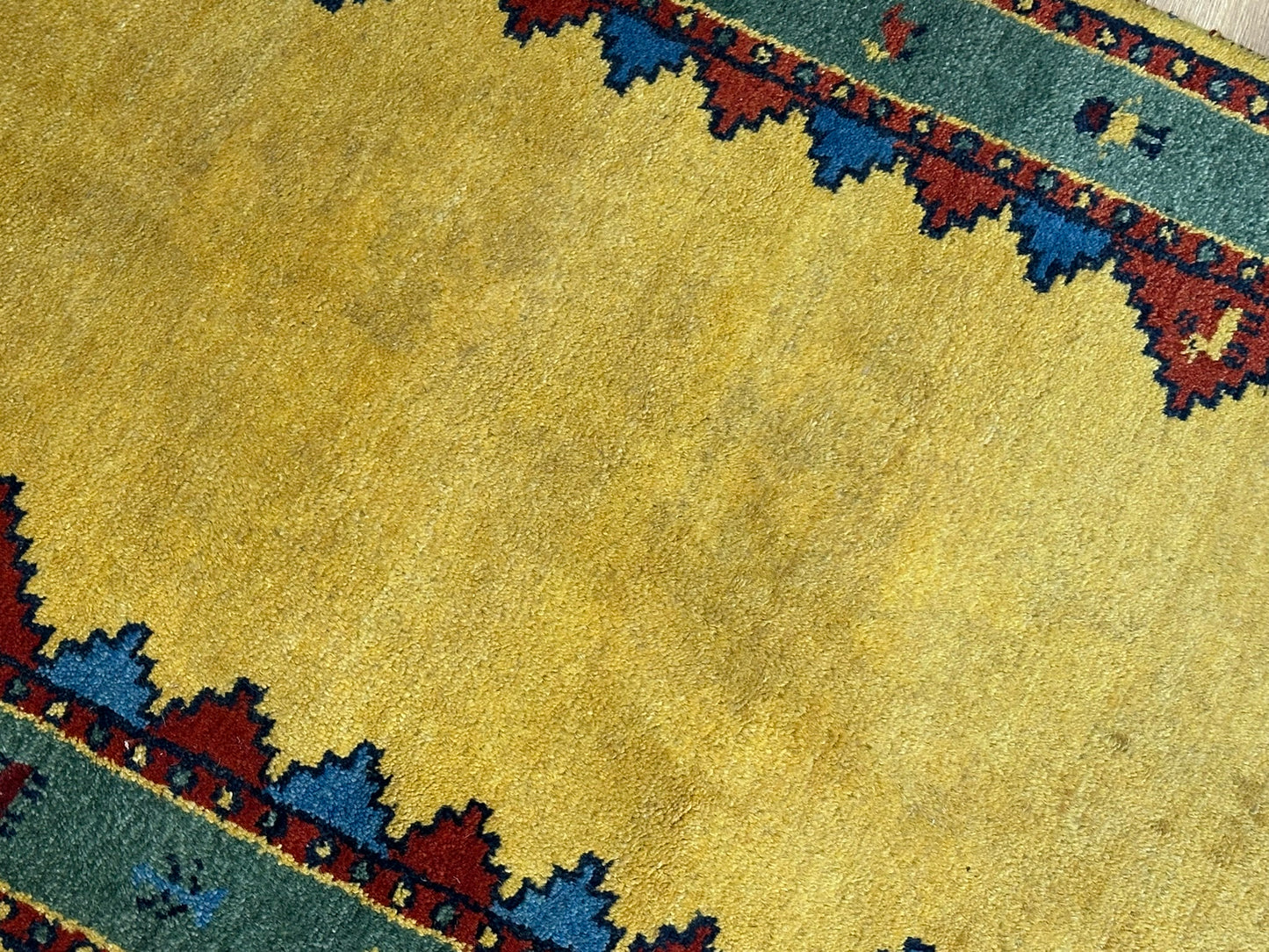 Handgeknüpfter Gabbeh Teppich Indien 157 x 97 cm