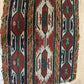 Antik Orientteppich handgeknüpft Sumack Kelim Naturfarben 50x45 cm