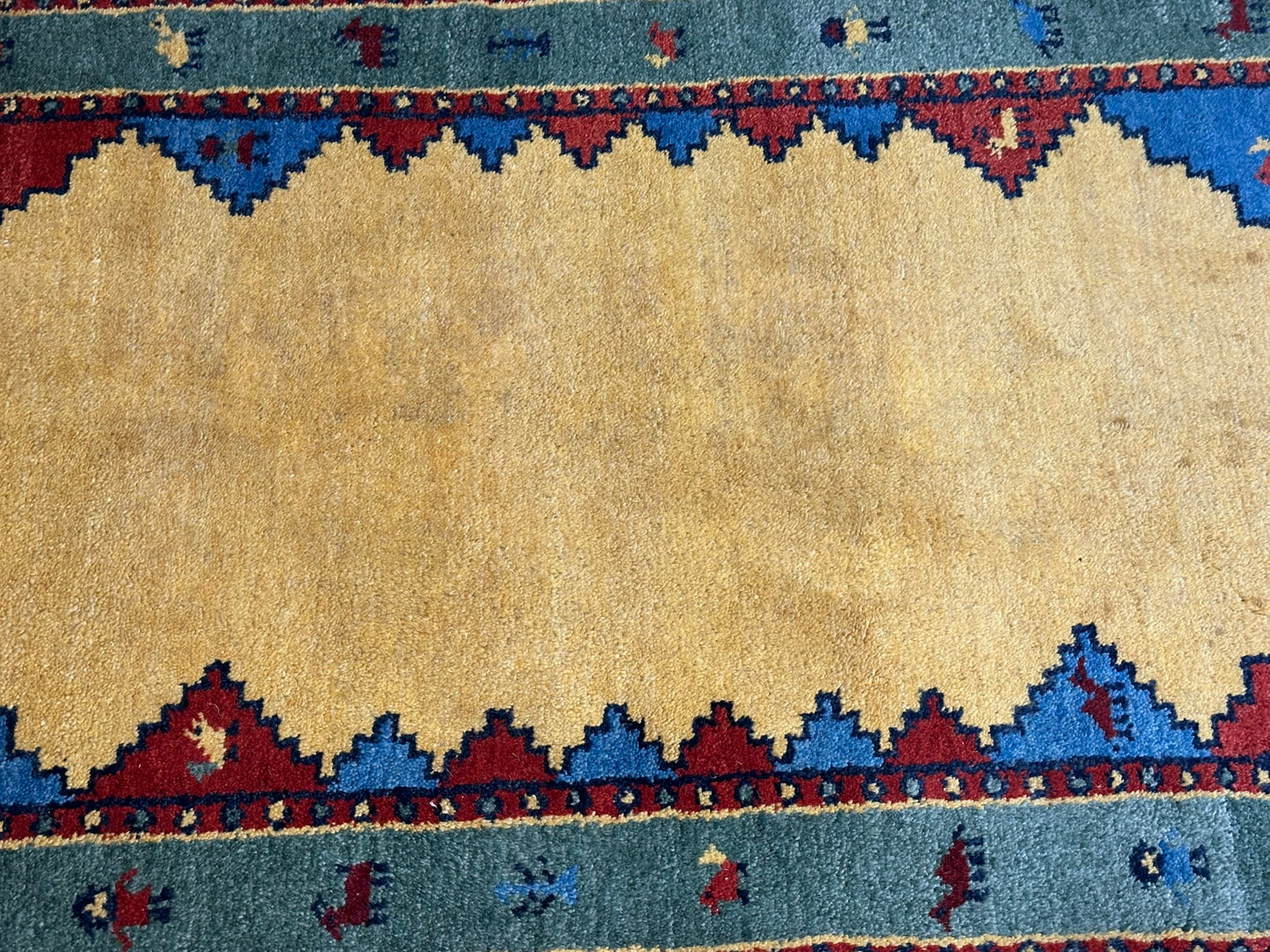 Handgeknüpfter Gabbeh Teppich Indien 157 x 97 cm