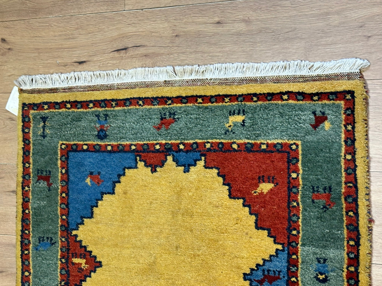 Handgeknüpfter Gabbeh Teppich Indien 157 x 97 cm
