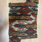 Antik Orientteppich handgeknüpft Sumack Kelim Naturfarben 50x45 cm
