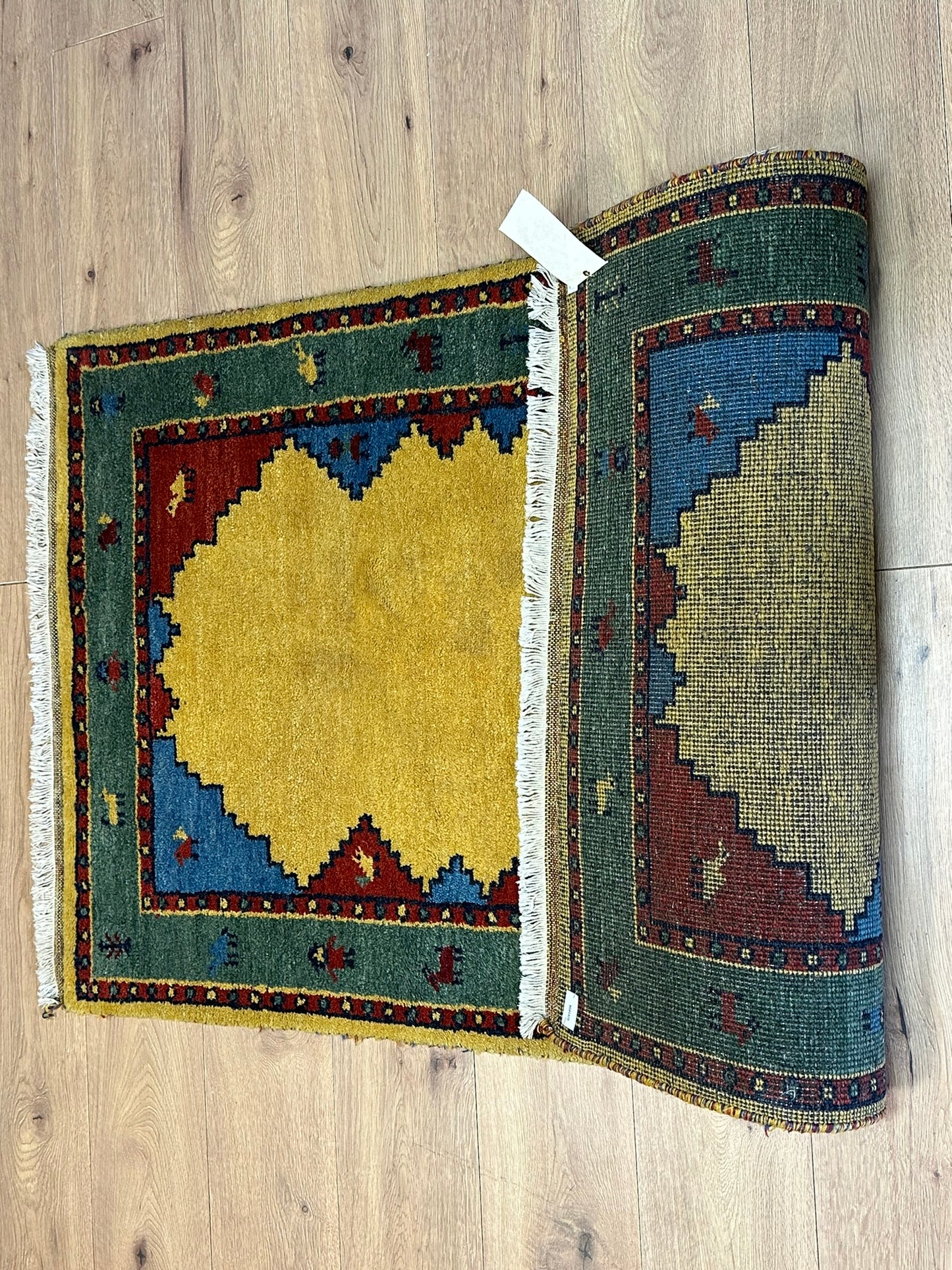 Handgeknüpfter Gabbeh Teppich Indien 157 x 97 cm